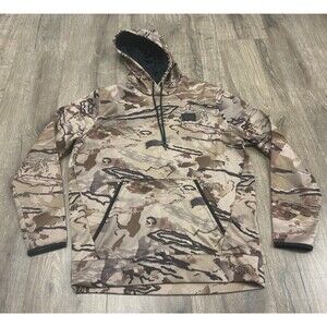 Under Armour Hoodie Mens Medium Camo Fleece Pullover Hunting